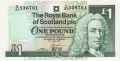 Royal Bank Of Scotland Plc 1 And 5 Pounds 1 Pound, 27. 6.2000